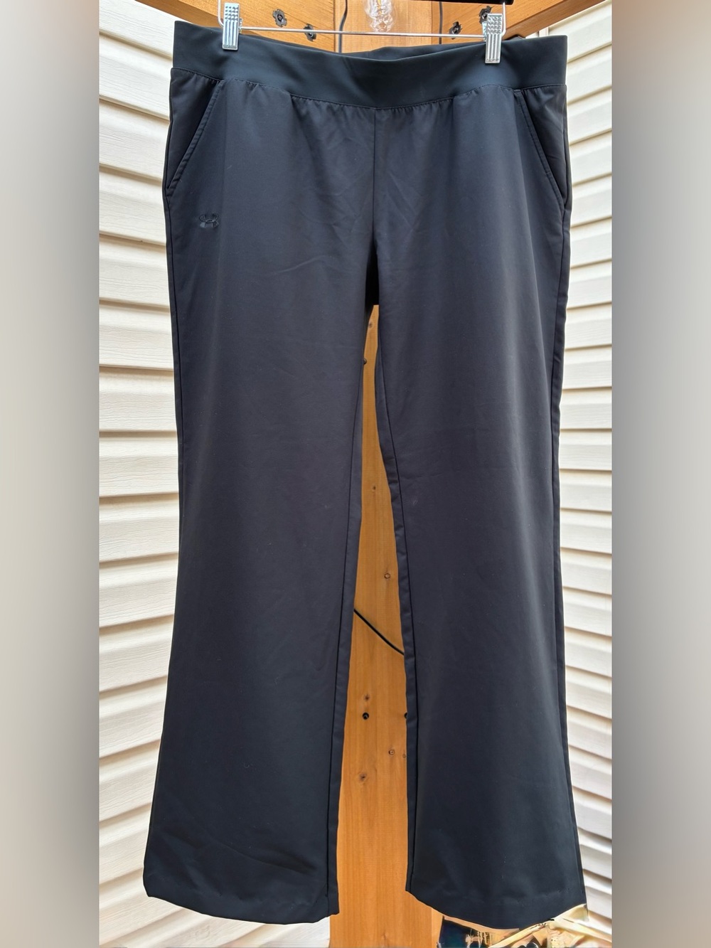 Women's Black Wide-Leg Pull-On Pants